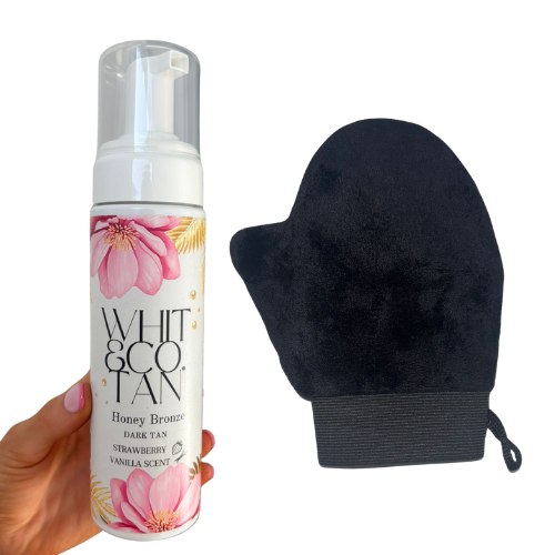 Whit&Co. TAN – DARK TAN - Honey Bronze Tan Mitt Bundle